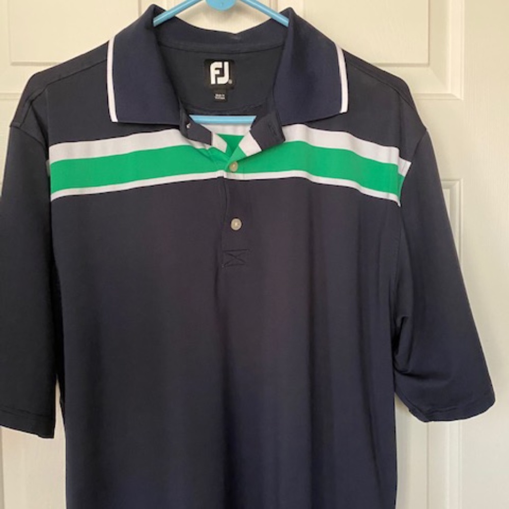 FootJoy dark navy golf shirt